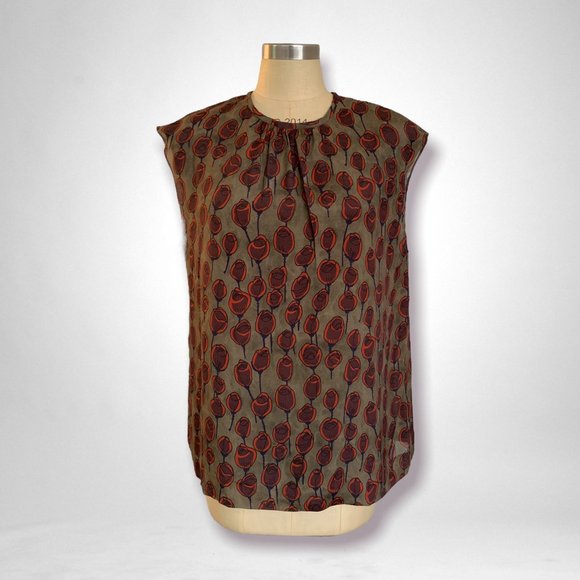 Otto d'Ame Floral Print Sleeveless Top, - Picture 1 of 4